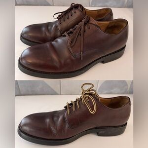 Vintage Polo Ralph Lauren brown leather casual dress shoes- 11